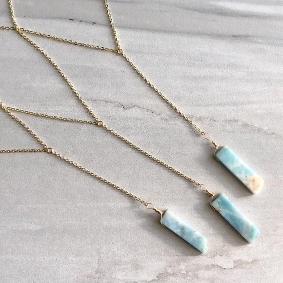 ❗️LAST❗️Amazonite Boho Lariat Necklace - Picture 2 of 7